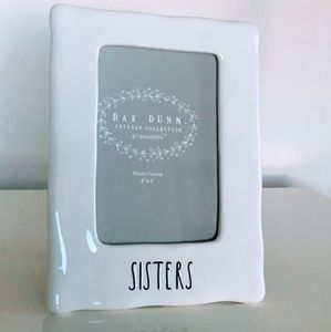 Rae Dunn sisters photo picture frame